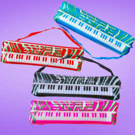 厂家直销 PVC充气电子琴钢琴 儿童节日搞怪玩具 吹气仿真键盘乐器