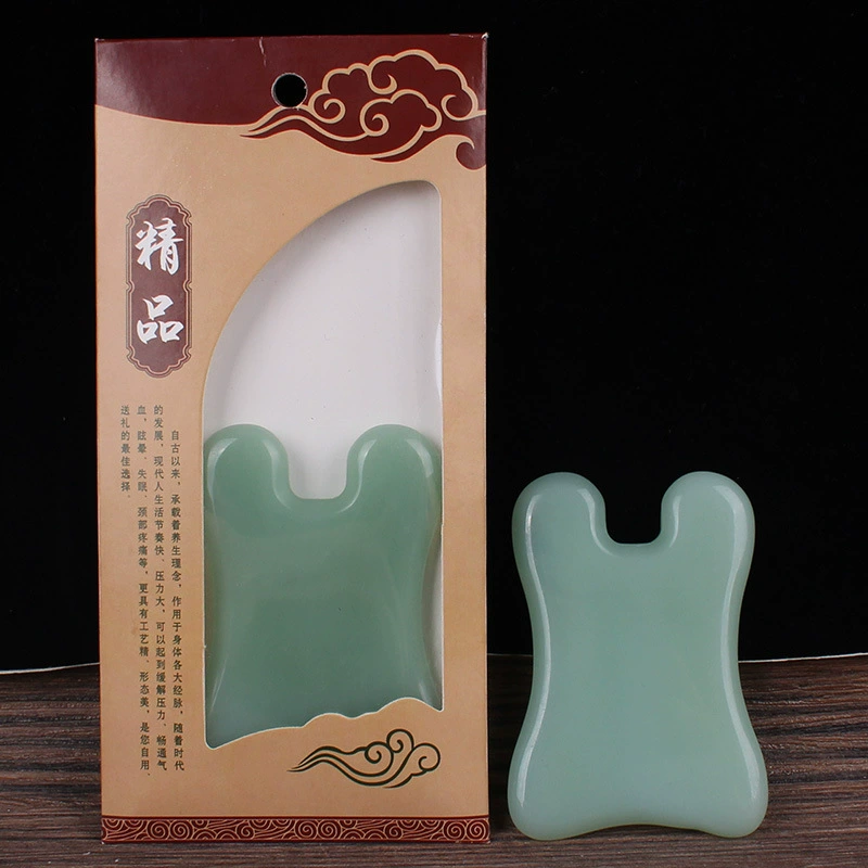 [面部脸部全身通用经络水晶拨经棒点穴笔鱼形刮脸拨筋棒玉石按摩板]