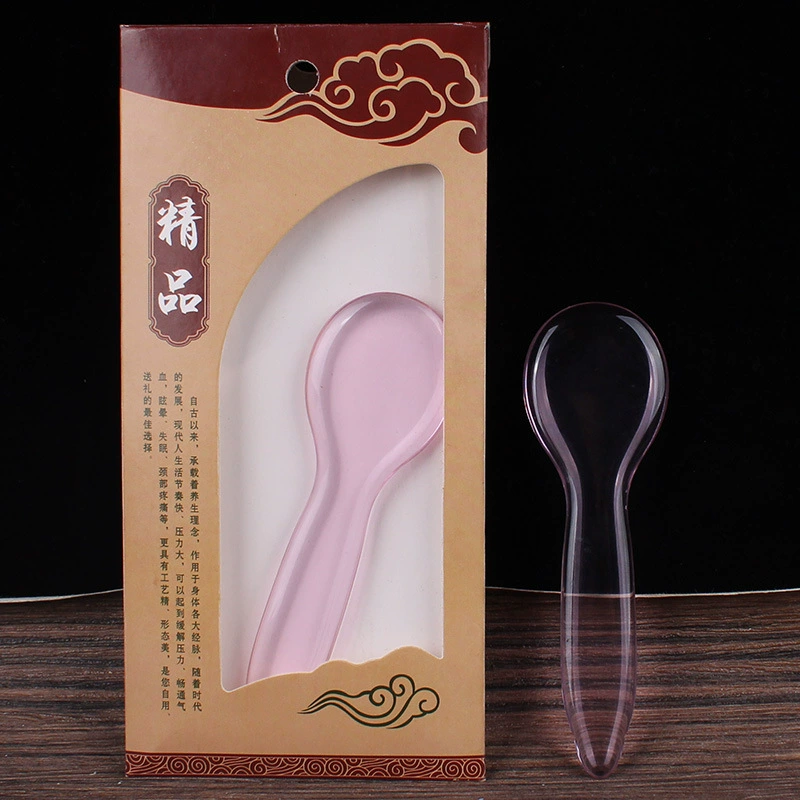 [面部脸部全身通用经络水晶拨经棒点穴笔鱼形刮脸拨筋棒玉石按摩板]