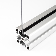 工业铝材配件  U型槽条  玻璃板材安装条 槽条