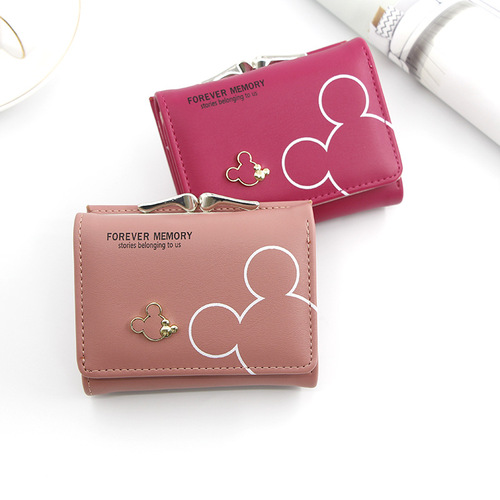 New style girls' small wallet, student coin purse, Korean style women's short wallet, 30% off coin purse, coin purse