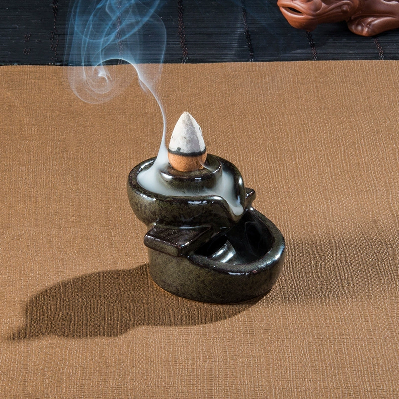 Производители кросс-border поставок мини- inverted incense burner керамическая маленькая фигурка чайная церемония благовония дорога маленький тыквенный настой благовония печь