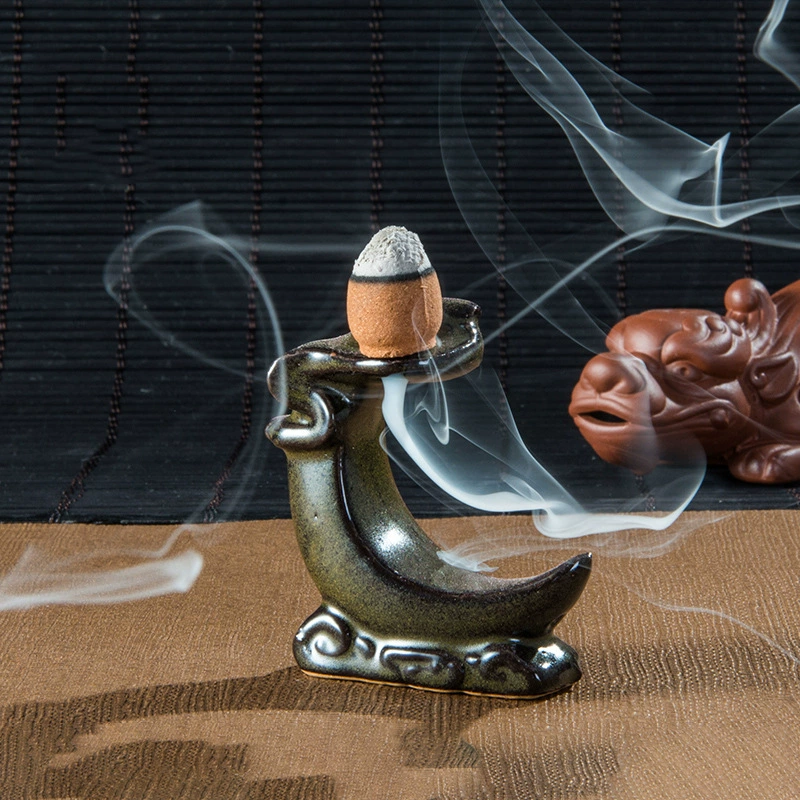 Производители кросс-border поставок мини- inverted incense burner керамическая маленькая фигурка чайная церемония благовония дорога маленький тыквенный настой благовония печь
