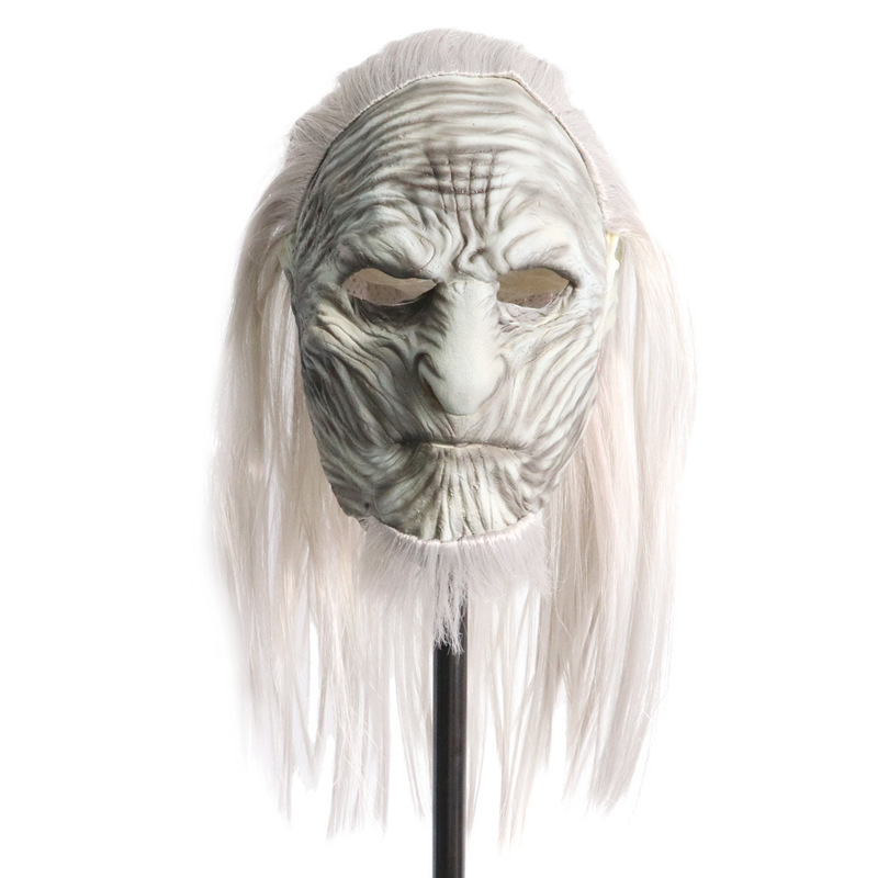 Game of Thrones Different Ghost Night King Latex Wig Mask Halloween Horror Headgear Cosplay Peripherals Game of Thrones Different Ghost Night King Latex Wig Mask Halloween Horror Headgear Cosplay Peripherals