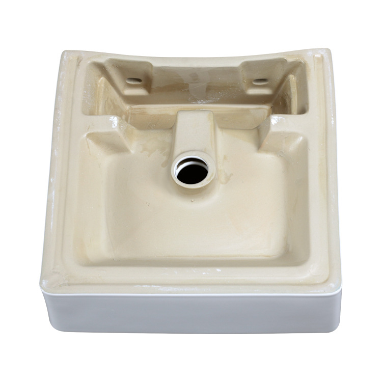 Lavabo de encimera, lavabo artístico, lavabo de cerámica integrado, lavabo Chaozhou, moderno y minimalista. image 4