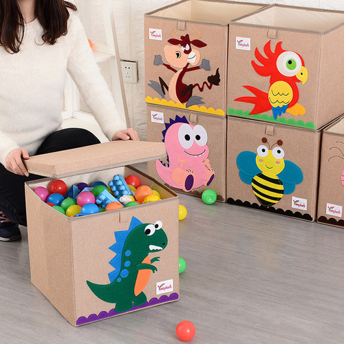 Home wardrobe storage storage box baby clothing children's toy storage box foldable thickened fabric storage box