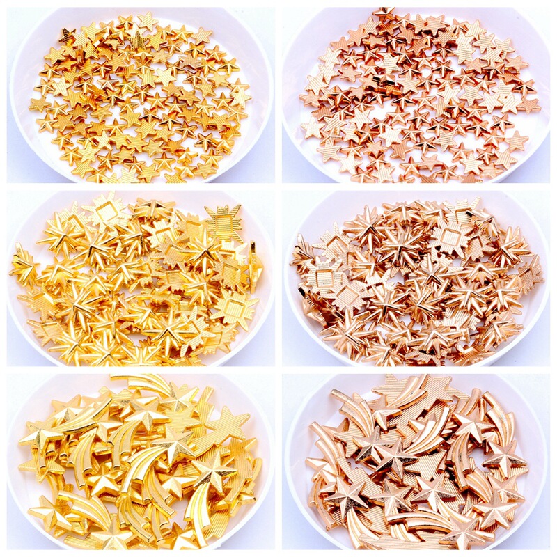 Strict selection of starry sky six-pointed star planet universe diy mobile phone shell accessories hair accessories clothing accessories alloy accessories