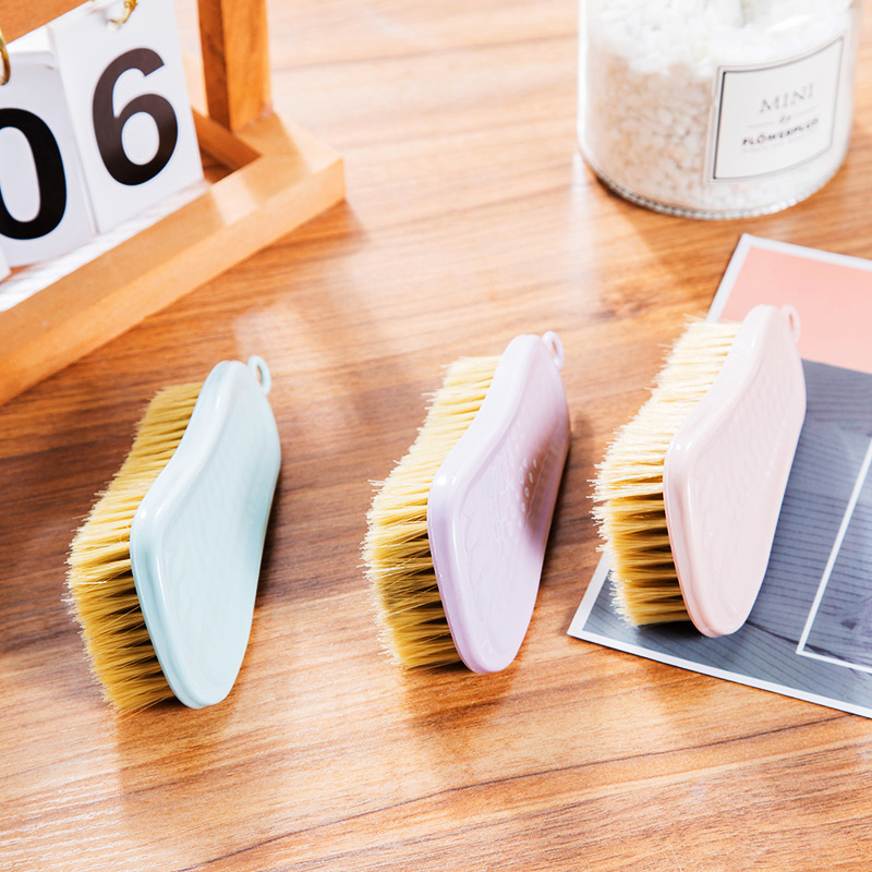 신발 세척 브러시 플라스틱 부드러운 양모 청소 브러시 캔디 컬러 욕실 바닥 브러시 가정용 기숙사 신발 브러시