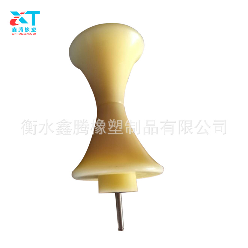 厂家加工各种尼龙托辊 塑料皮带轮V型尼龙轴套 塑料托辊异形加工