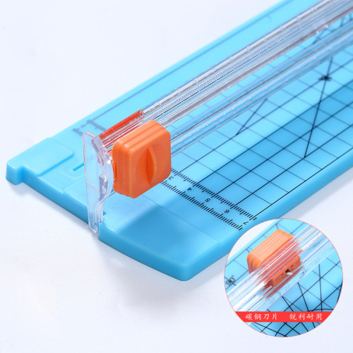 Manufacturer wholesale A4 hand account paper cutter manual small paper cutter one-way sliding cutting paper cutter