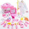 Children's toy, set, doctor uniform, stethoscope, family realistic storage box for boys and girls