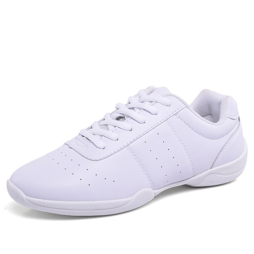 Yingrui Children's Competitive Aerobics Shoes White Cheerleading Shoes Women's Competition Fitness Training Shoes Dance Shoes Wholesale