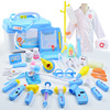 Children's toy, set, doctor uniform, stethoscope, family realistic storage box for boys and girls