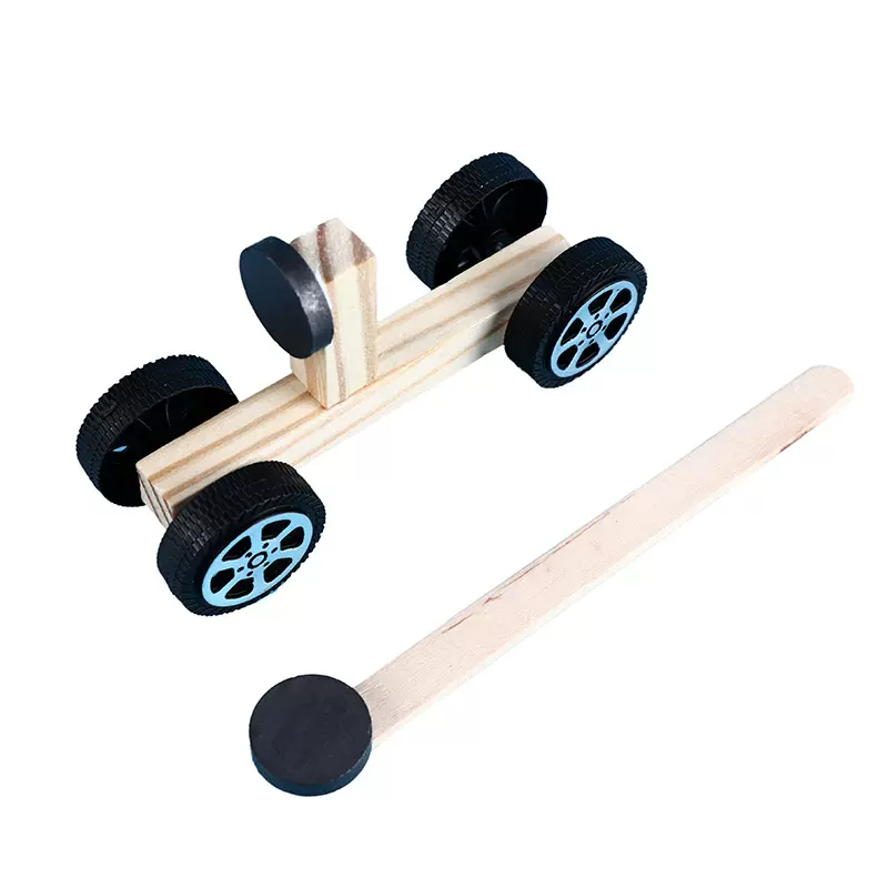 科技小制作磁力小车 DIY手工斥力车模型材料stem物理科学实验玩具