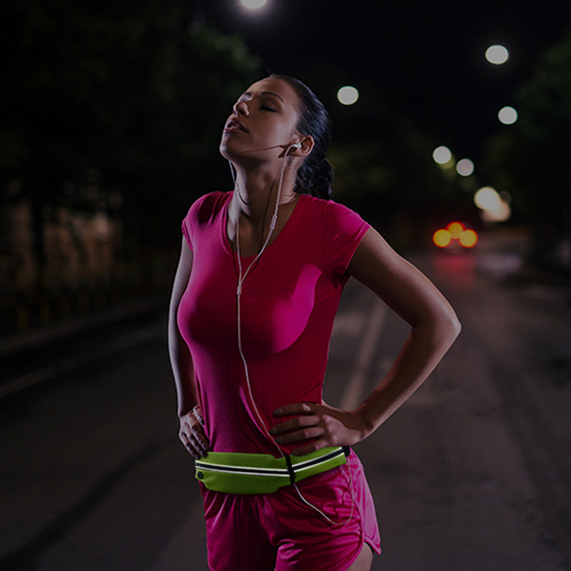 Venta directa de fábrica Riñonera invisible deportiva Lycra para hombres y mujeres corriendo moda cinturón ultrafino multifuncional elástico impermeable