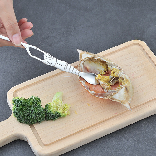 Eating Crab Tools Household Crab Set Stainless Steel Crab Pincers Crab Needle Crab Opener Crab Scissors Crab Set for Hairy Crabs