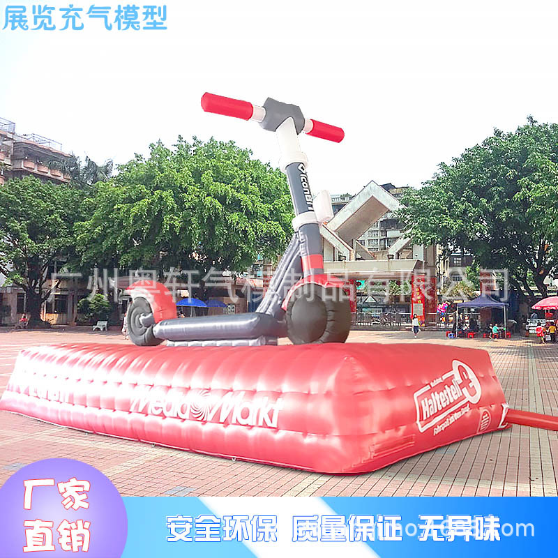 充气仿真平板车气模模型 平板车仿真卡通气模 商场游乐场展览气模