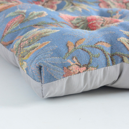 European and American jacquard dining chair cushions, thickened butt cushions, round futons, four-season universal wooden chair cushions wholesale
