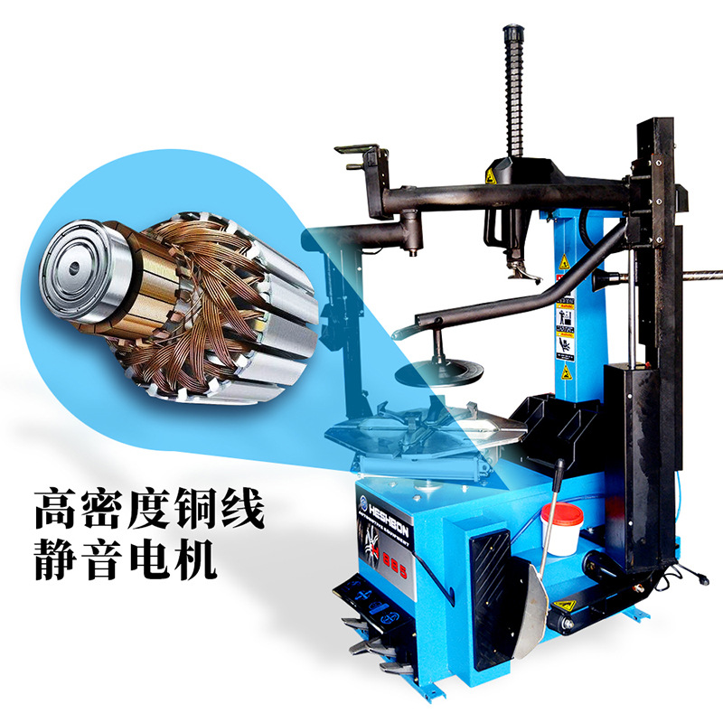 De alta gama completa-automático coche neumático cambiador desmontaje de neumáticos máquina desmontaje trasero brazo soporte neumático a prueba de explosiones