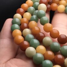 厂家批发天然绿菩提根白菩提根 多宝菩提彩色菩提根108