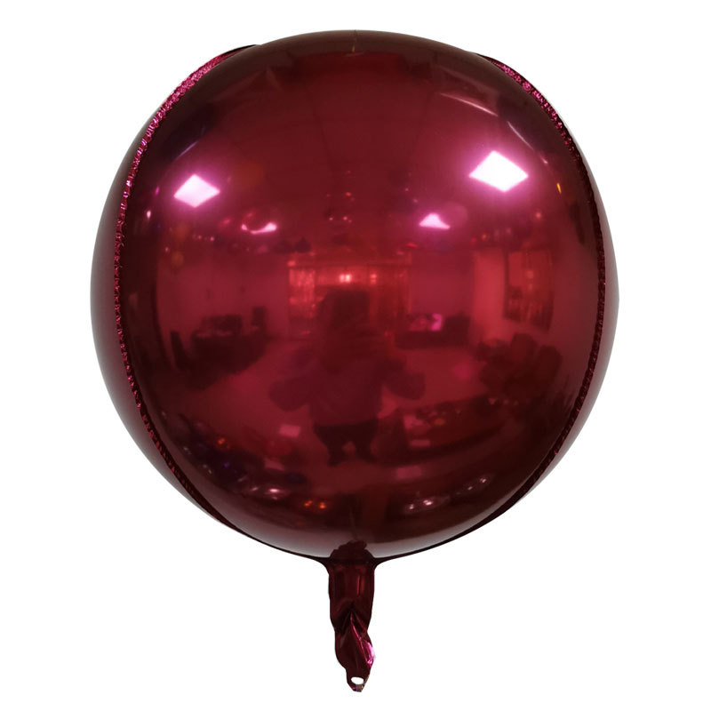 Globo aluminio redondo 4D grande