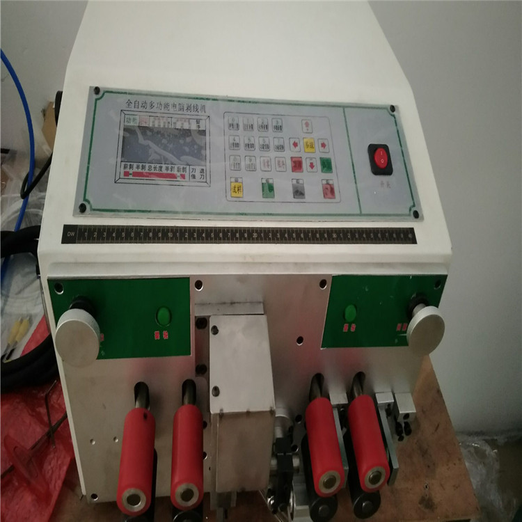 超粗电缆线剥皮机 16平方 25平方大功率自动裁线机 八轮驱动自动