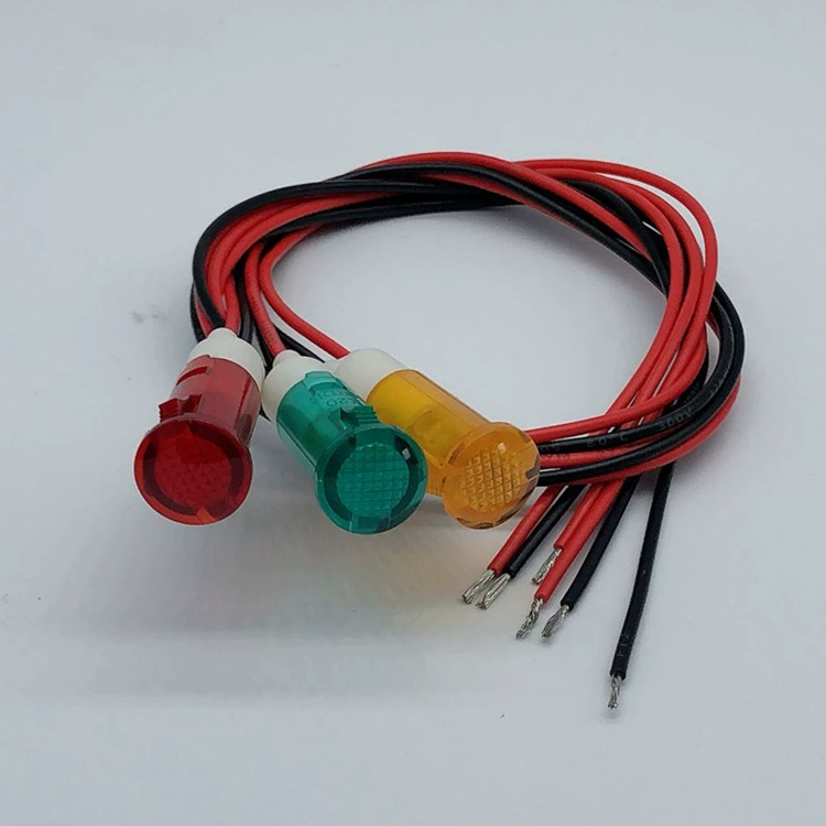 Индикатор K20 Индикатор монтажного отверстия 10 мм Индикатор 12VLED Сигнальная лампа морозильной камеры может быть настроена