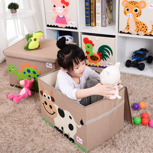 Thickened Clothing Storage Box with Lid Children's Toy Storage Box Large Clothing Organizing Box Storage Box Home Goods