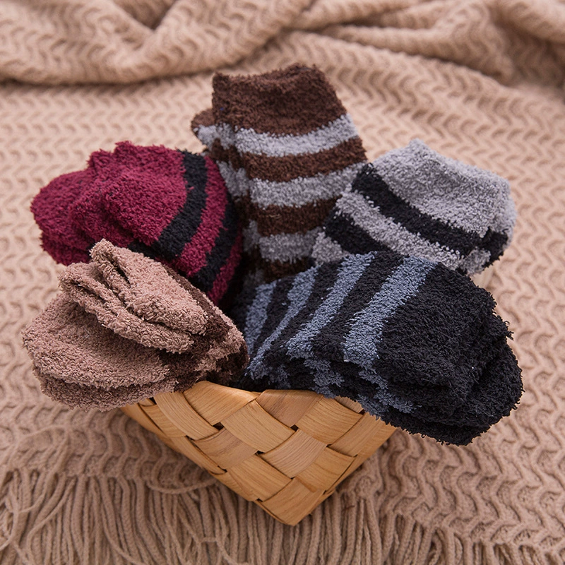 Coral velvet warm socks, deodorized soft towel