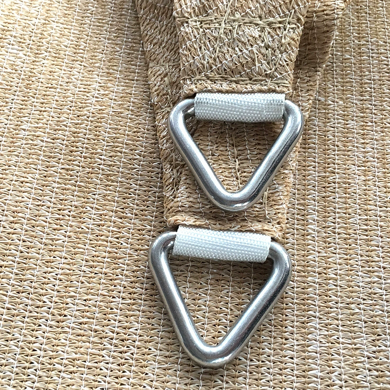 Солнцезащитный парус открытый двор солнцезащитный крем сетка HDPE340 г песка бежевый желтого цвета зашифрованный утолщение производителей горячих продаж