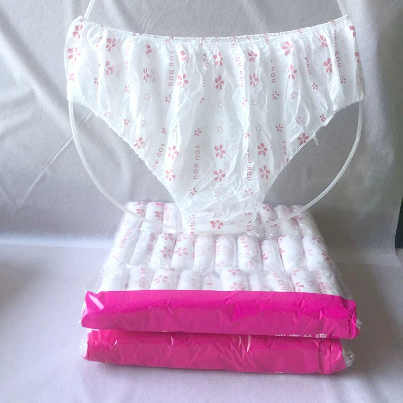 Оптовые одноразовые нетканые трусы из материала SMS для салонов красоты, купания, паровой сауны, большие размеры