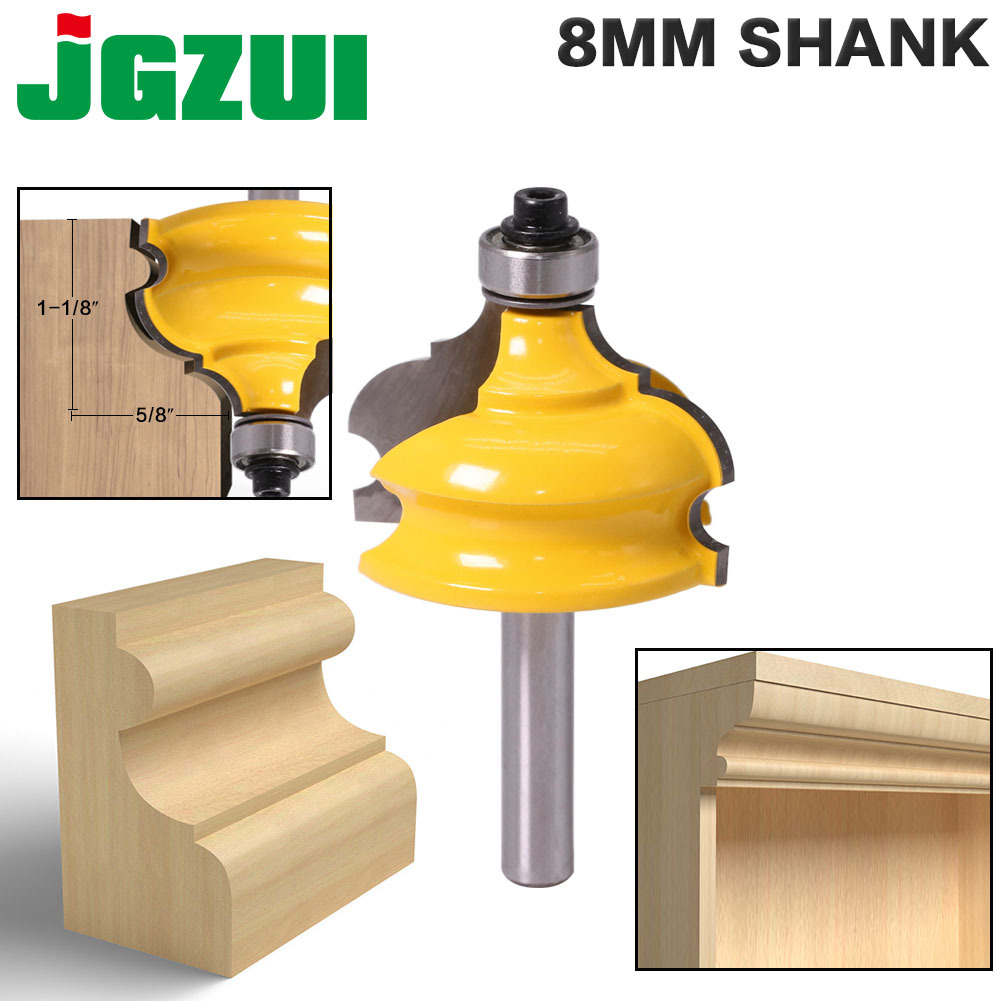 8mm柄半弧典雅刀橱柜线条刀线条扶手边缘铣刀外贸出口精品铣刀