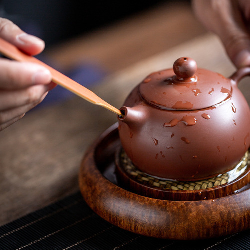 Old Bamboo Tea Three-piece Set of Handmade Bamboo Tea Clips, Tea Needles, Tea Spoons, Tea Lotus Set, Tea Ceremony Kung Fu Tea Accessories