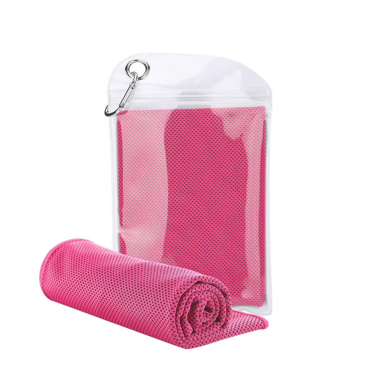 Toalla de fibra fina de secado rápido, fitness, limpieza del sudor, toalla deportiva fría, embalaje, gancho, fuente de fábrica, fuente