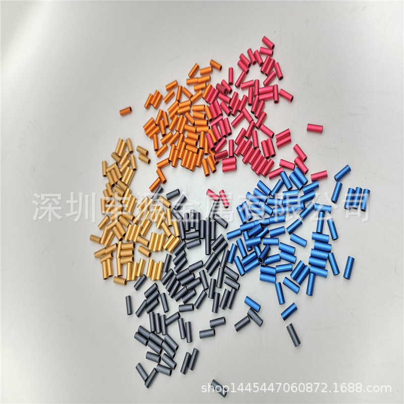 供应6063金属配件小铝管  薄/厚壁空心铝圆棒氧化 颜色长短可定