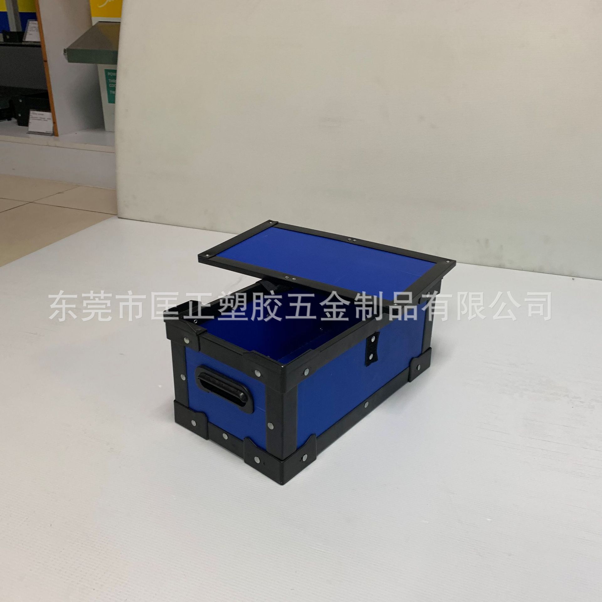 5MM全新料红色PP瓦楞板周转筐