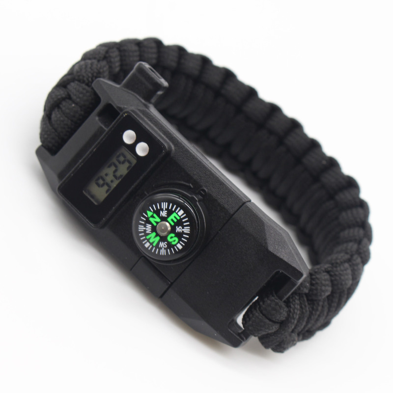 Factory direct umbrella rope bracelet multifunctional watch bracelet Outdoor Adventure camping survival hand rope tactical bracelet Factory direct umbrella rope bracelet multifunctional watch bracelet Outdoor Adventure camping survival hand rope tactical bracelet