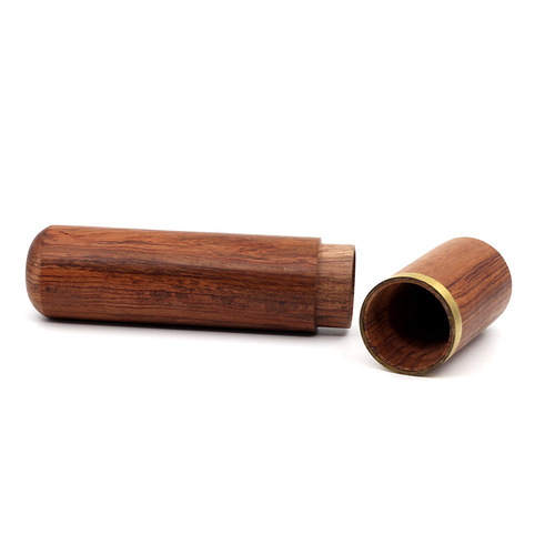 Brazilian rosewood cigar tube moisturizing Cuban cigar moisturizing tube handmade cigar accessories solid wood cigar box portable