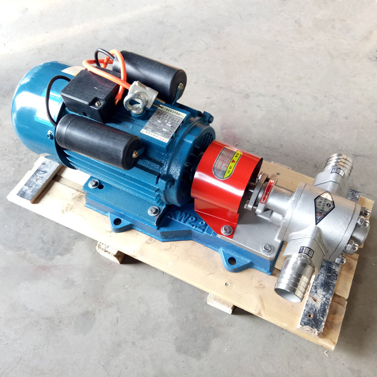 kcb55不锈钢齿轮泵电机组 单相齿轮泵电机组 食品泵 洗涤用泵