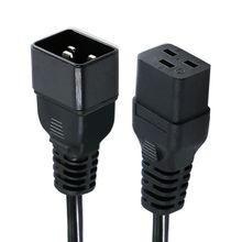 供應純銅公母品字尾電源線16Ac19c20電源線國標美式歐標公母插頭