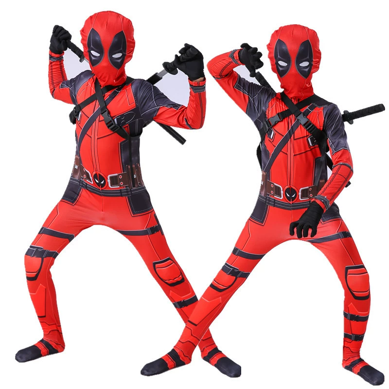Cross-Border 2025 Hero Bodysuit Halloween Costume Children's Cosplay Costume Adult Suit