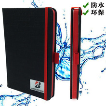 A5黑色商务精装笔记本合成纸石头纸特种作业防水记事本子logo