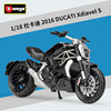 1:18 Dukadi 2016 DUCATI XDIAVEL S simulation alloy motorcycle model