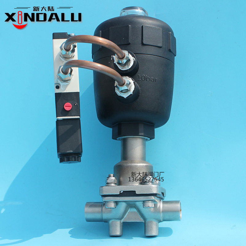 供应不锈钢304隔膜阀 卫生级316L材质手动焊接隔膜阀