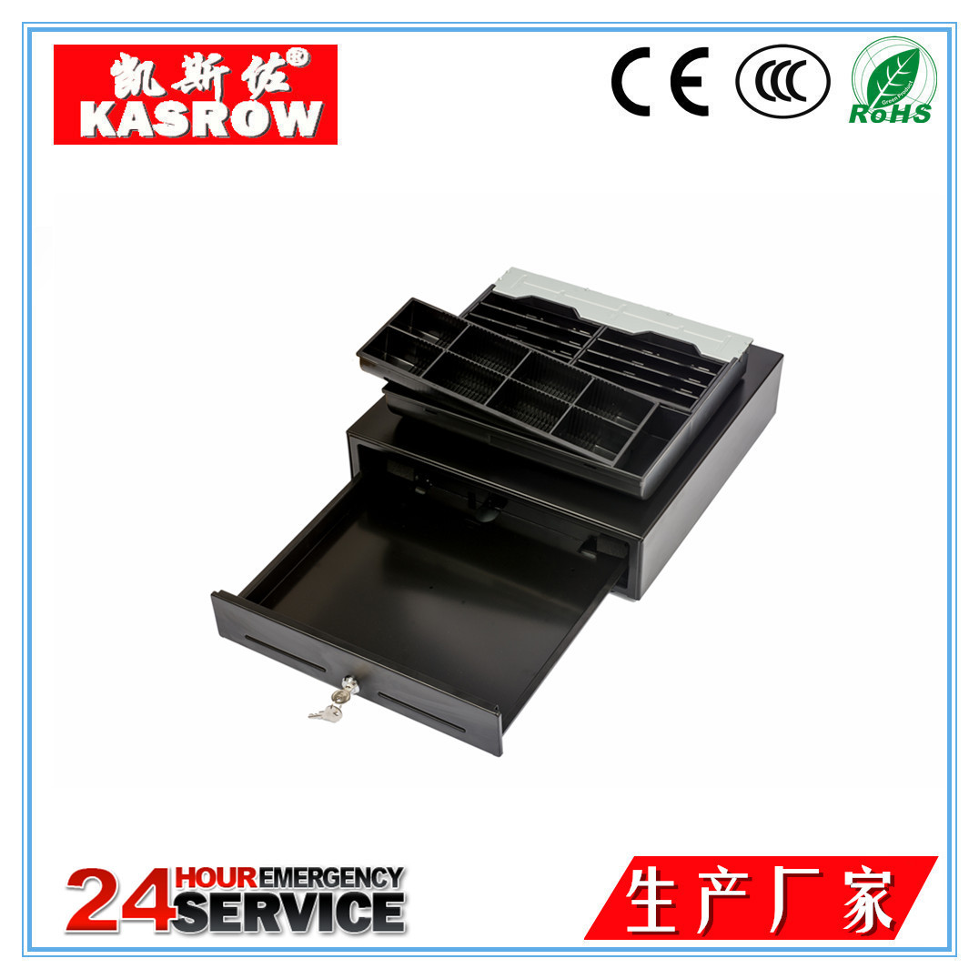 重型滑轮钱箱410 4/5格 3档锁 安全耐用 可拆卸托盘 工厂直销