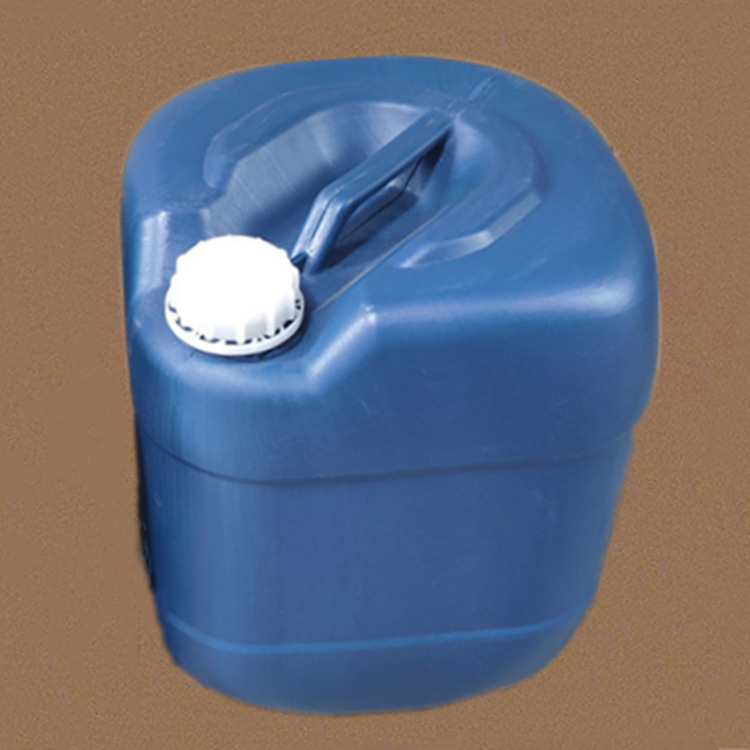 厂家供应20升普料方形化工桶 小口蓝色液体包装酵素桶带盖现货