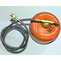 Outdoor camping gas stove flat gas tank flame gun converter gas gas liquefied gas connector adapter pipe