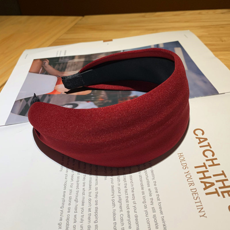 Sandwich light board headband burgundy