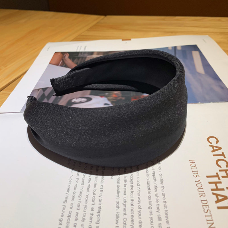 Sandwich light plate headband black