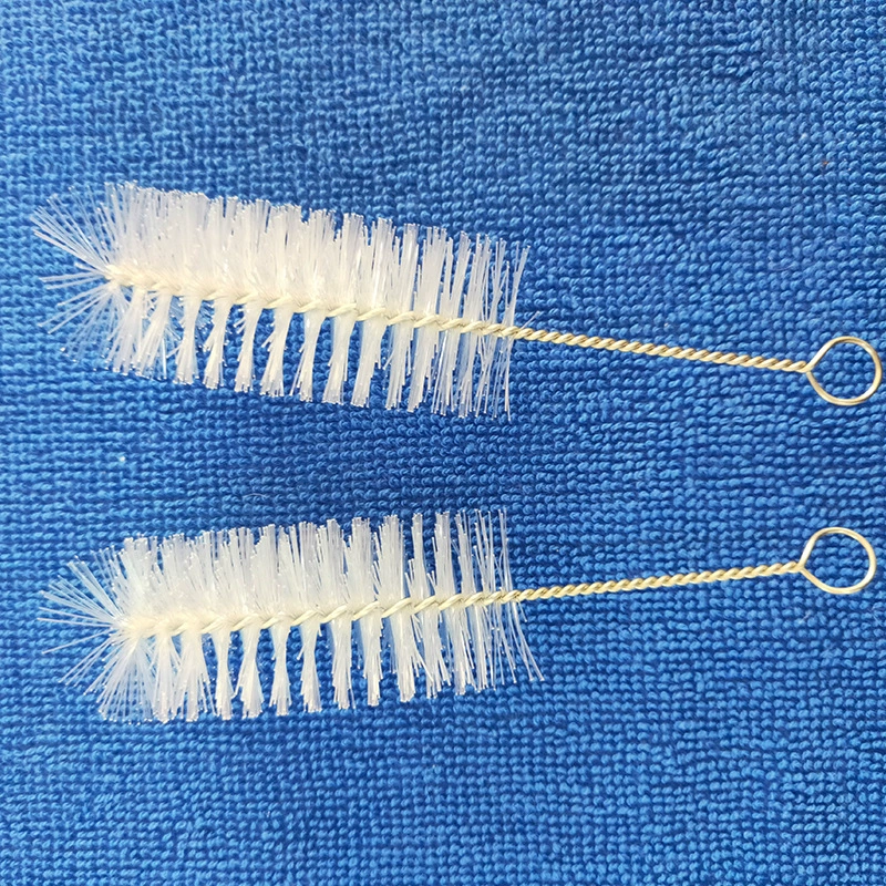 Big hygienic brush, nylon handle stainless steel, wholesale, stainless steel AISI 304